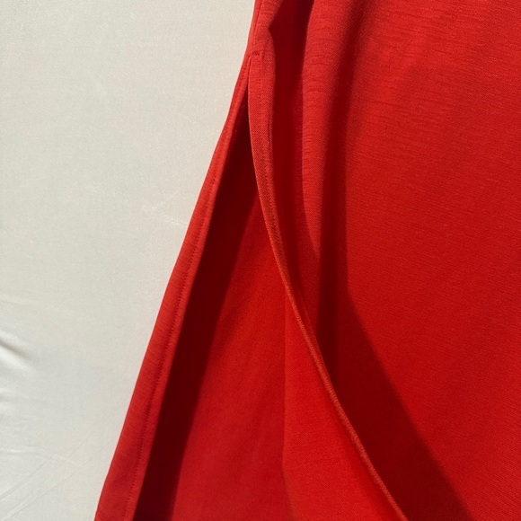 RW&CO Red Sheath Midi Dress Sleeveless Halter fits (M/S) - Picture 7 of 13